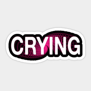 Crying Sticker